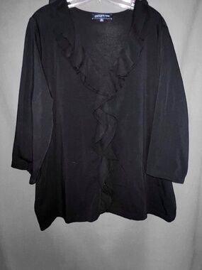 Jones New York Back Ruffle Blouse